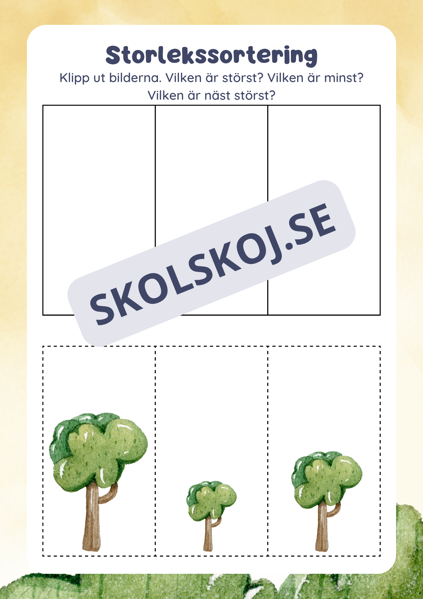 Maja och den vackra blomman - Läsförståelse