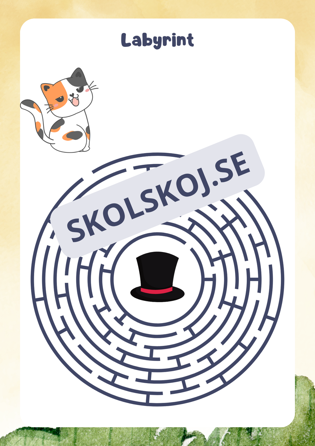 Maja och den vackra blomman - Läsförståelse