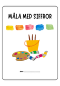 Måla med siffror - Häfte