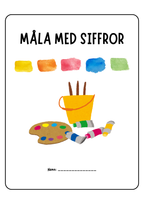 Måla med siffror - Häfte