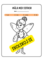 Måla med siffror - Häfte