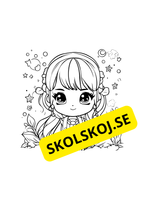 Målarbilder - Anime (30 sidor)