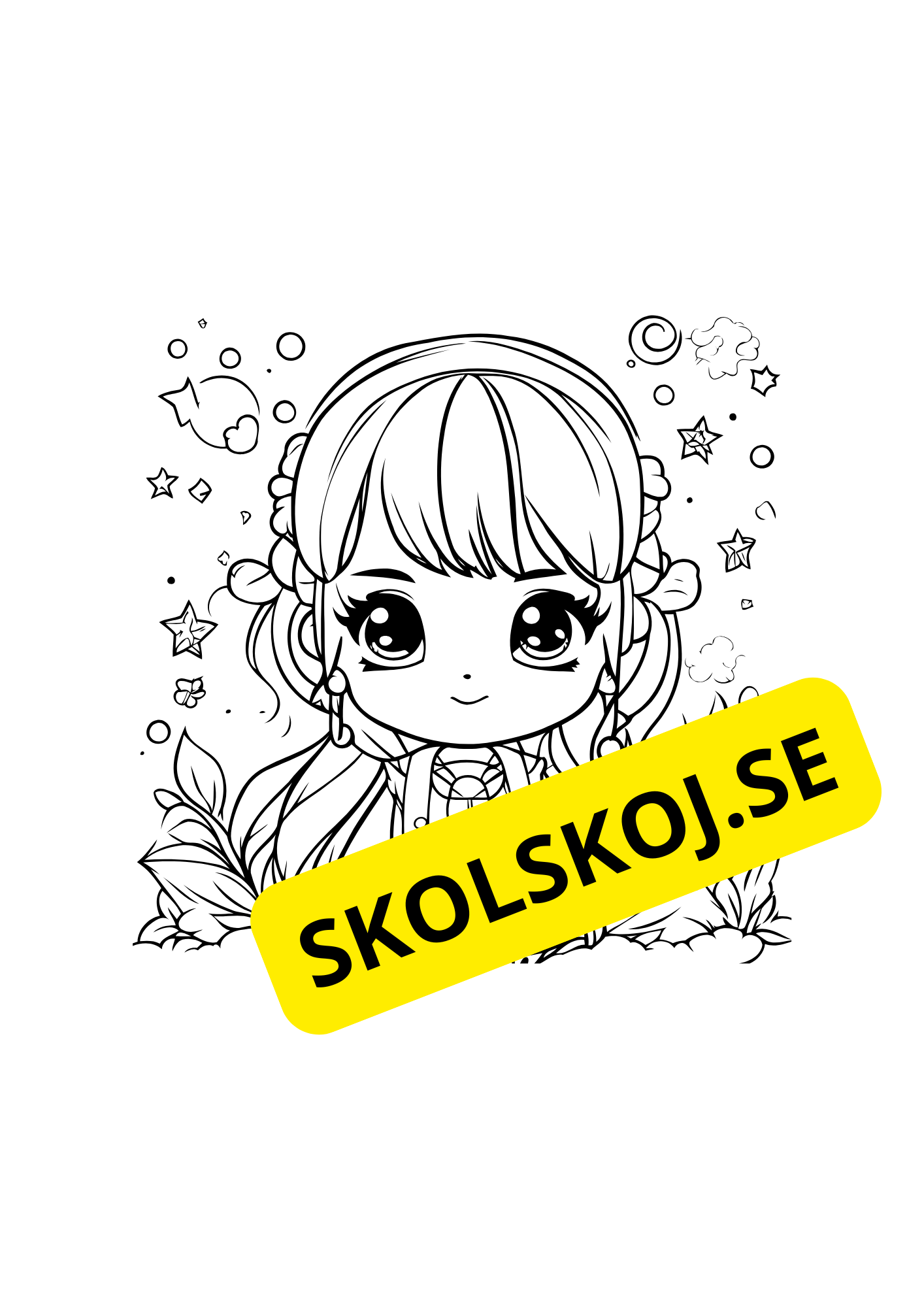 Målarbilder - Anime (30 sidor)