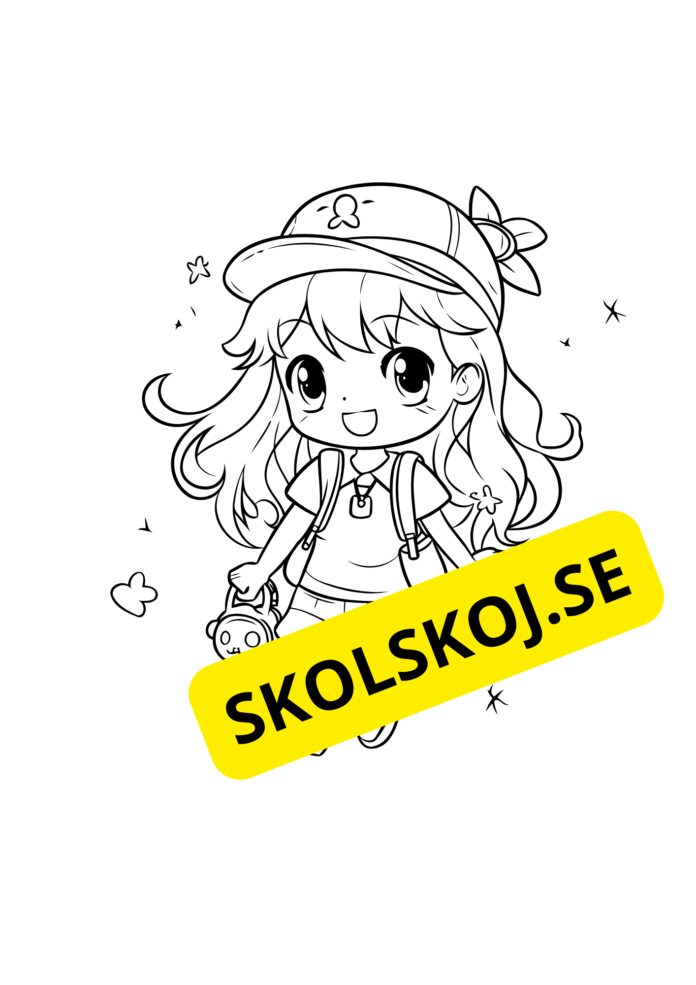 Målarbilder - Anime (30 sidor)