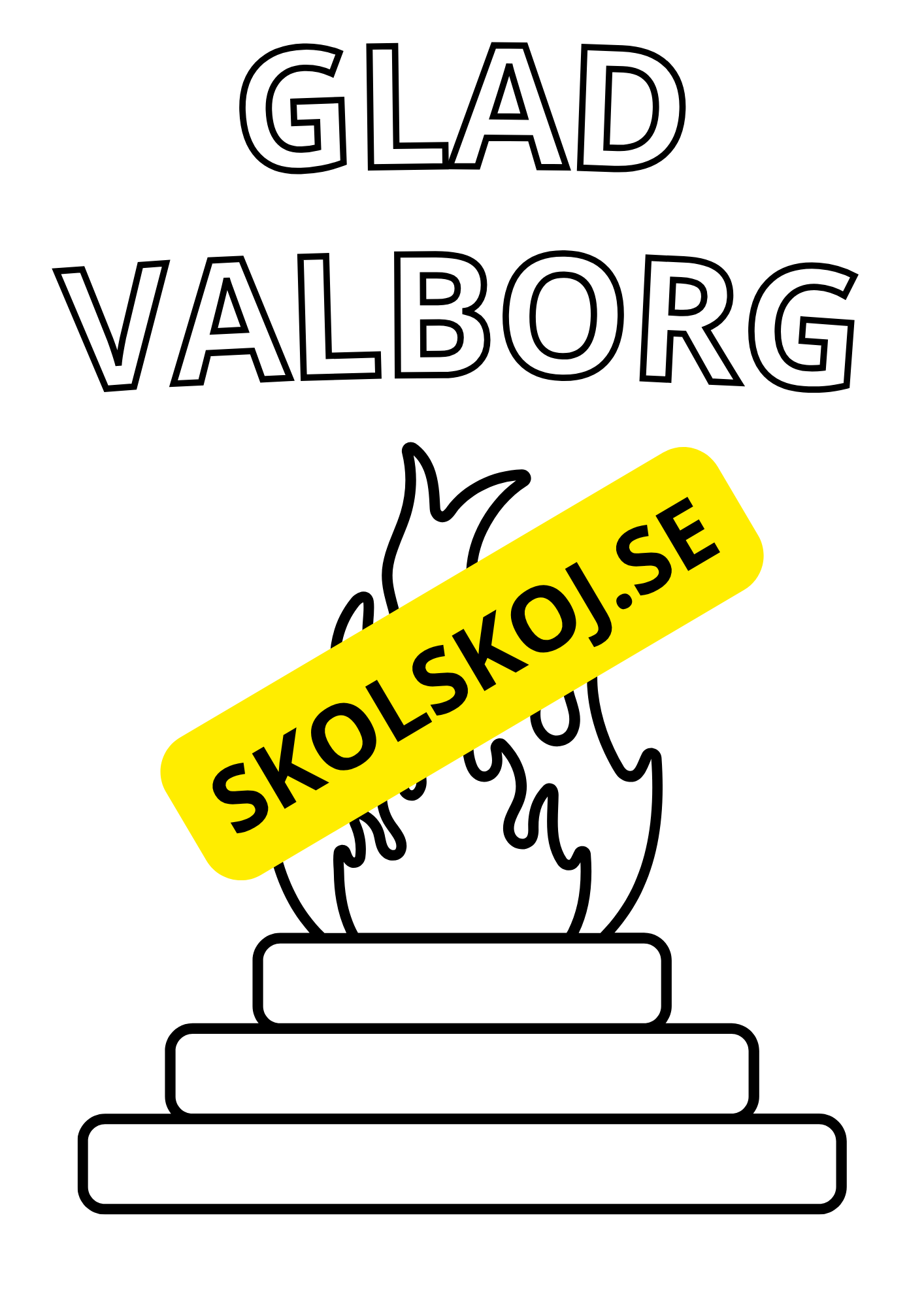 Målarbilder - Valborg