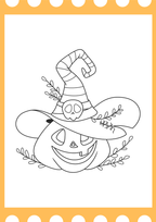 Målarbilder - Halloween