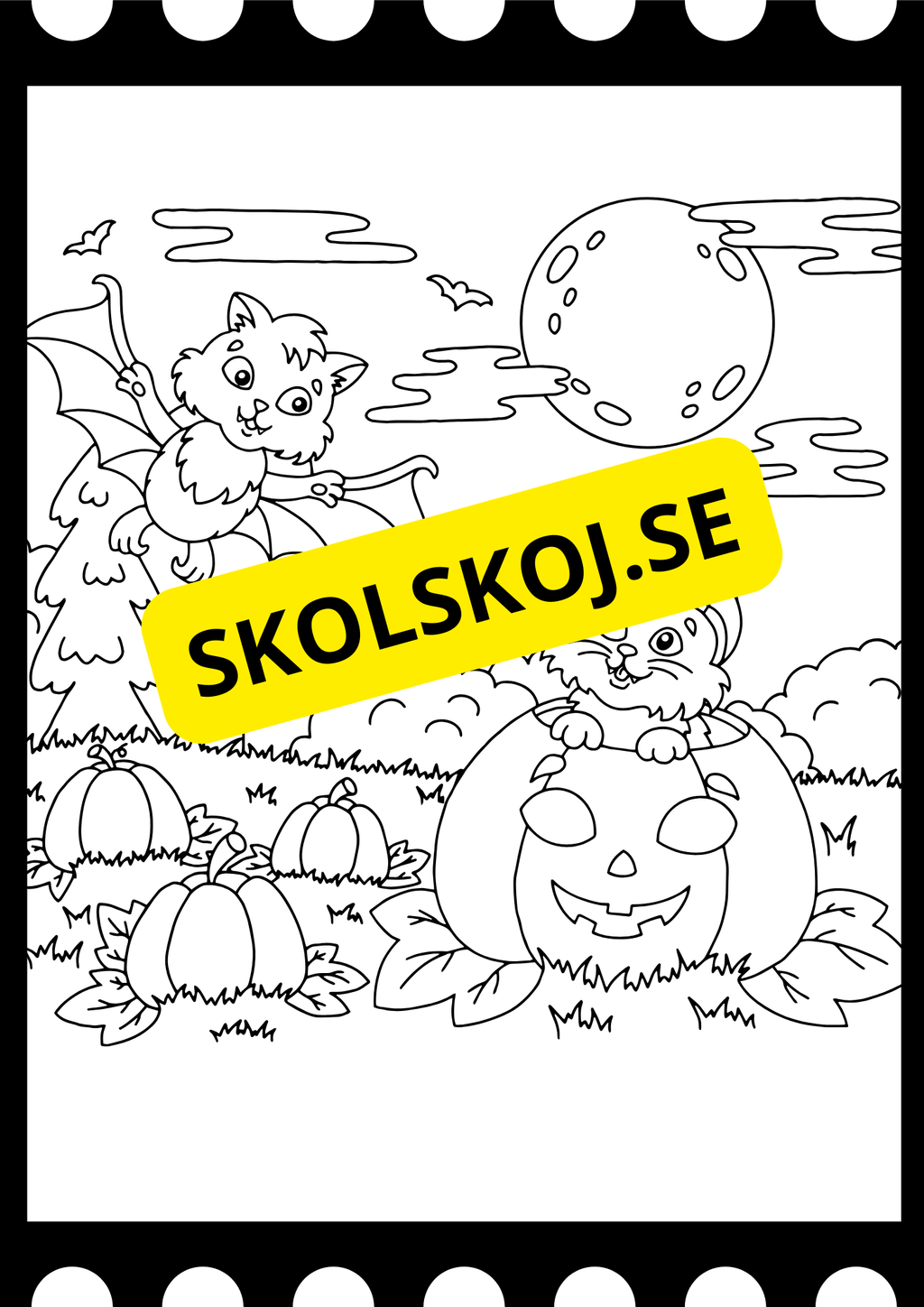 Målarbilder - Halloween