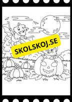 Målarbilder - Halloween