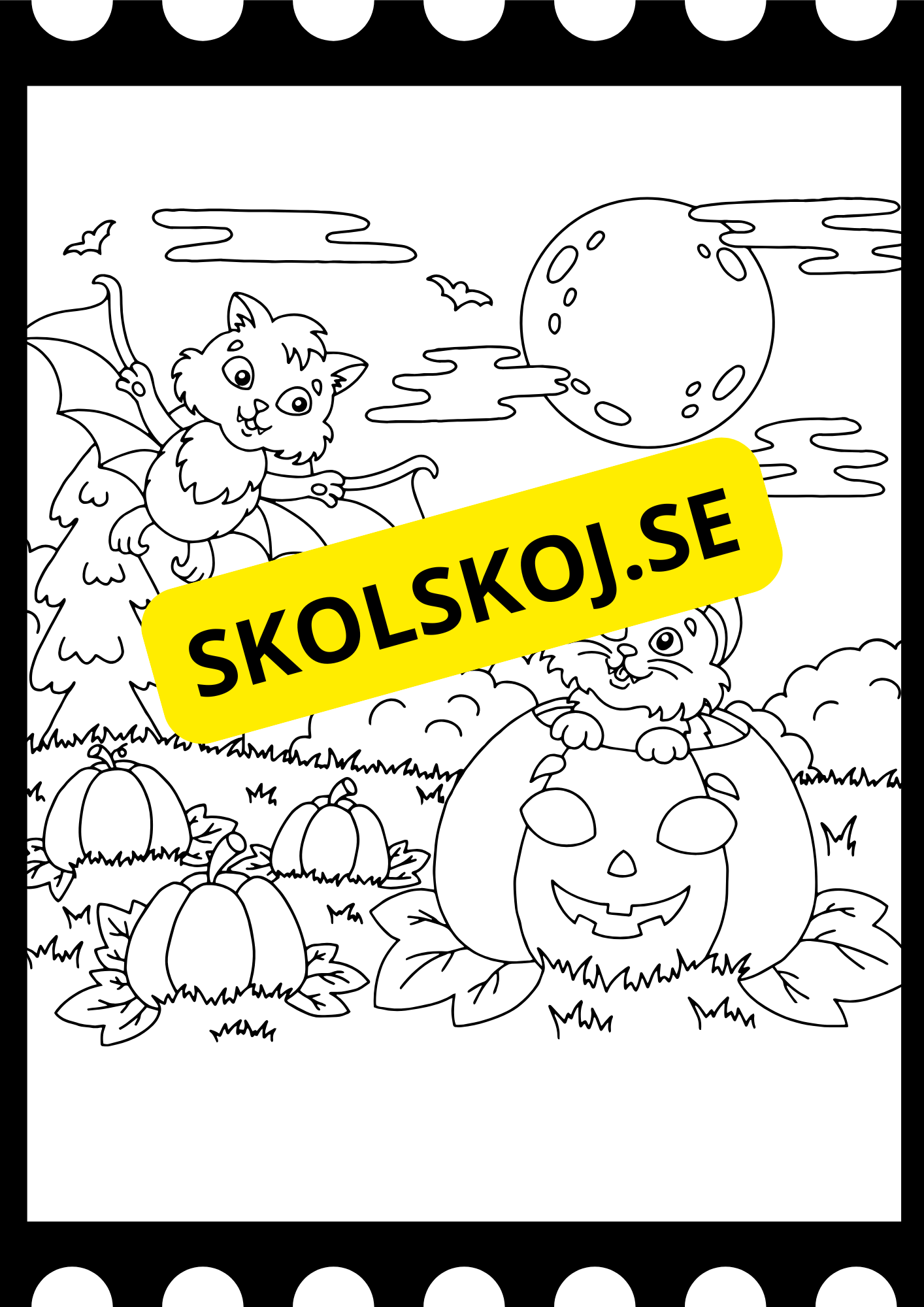Målarbilder - Halloween