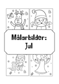 Målarbilder jul