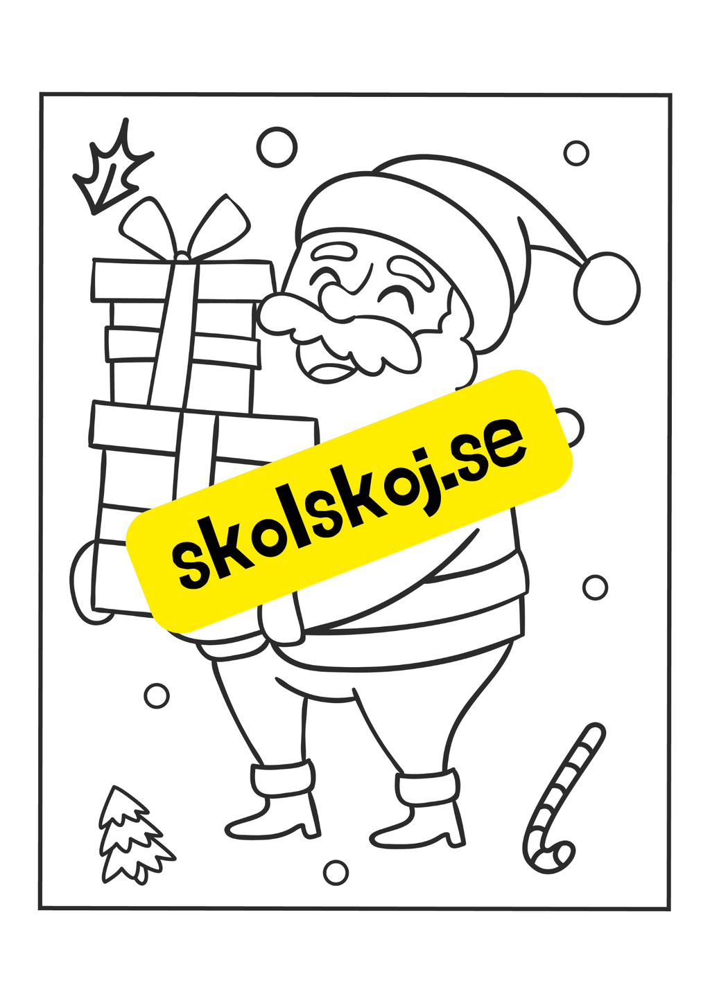 Målarbilder jul