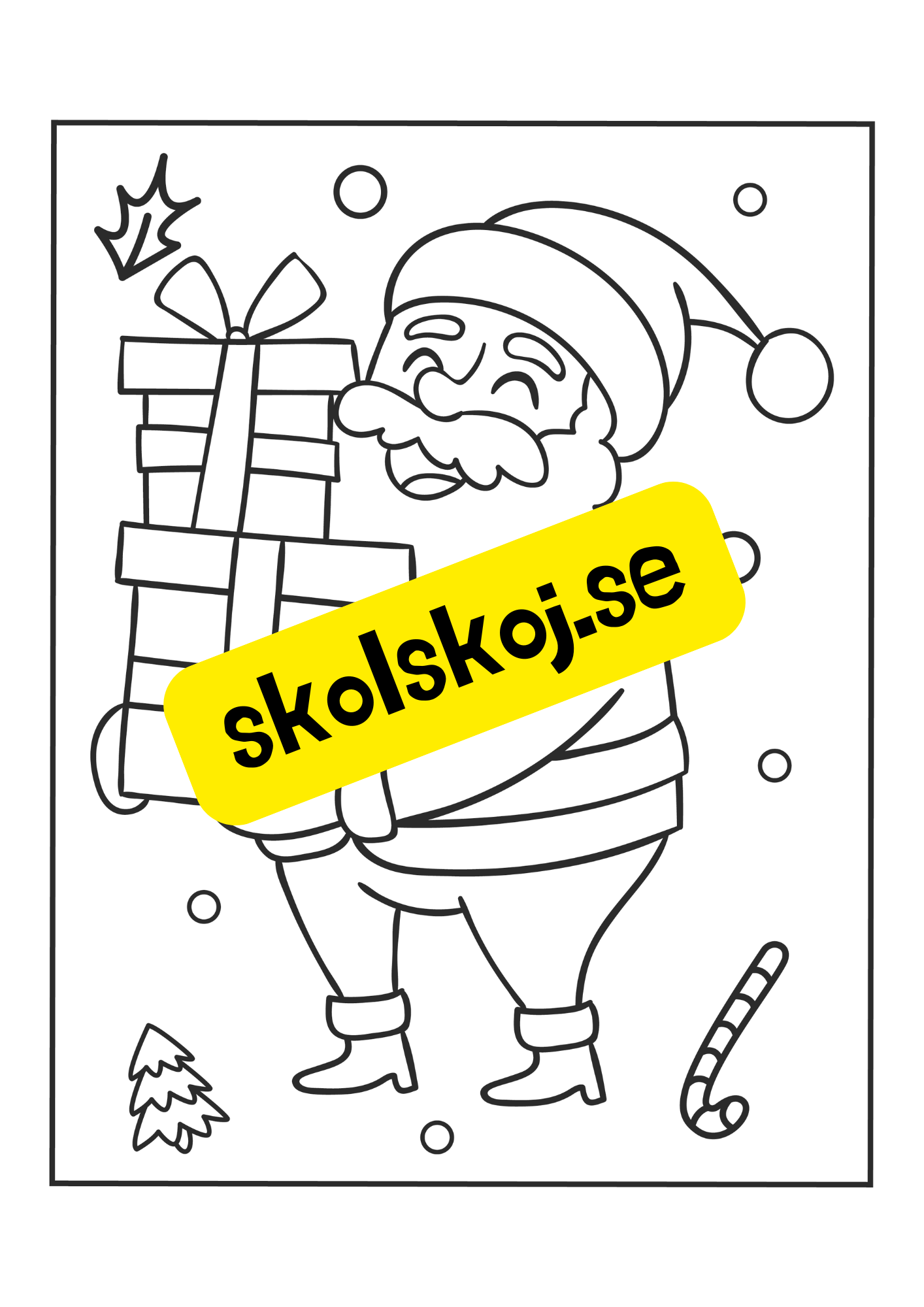 Målarbilder jul