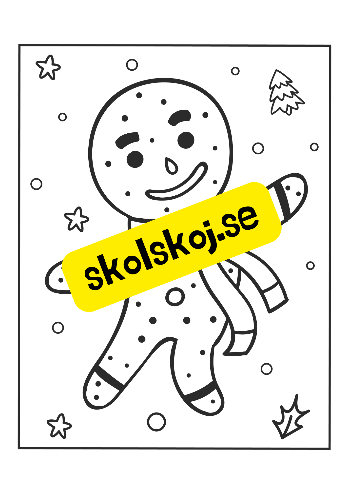 Målarbilder jul