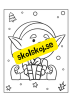 Målarbilder jul
