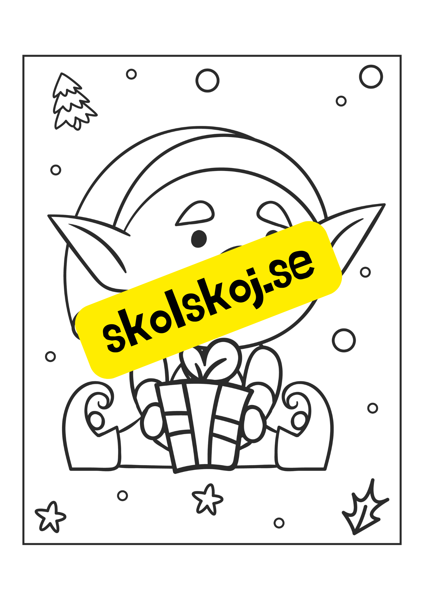 Målarbilder jul