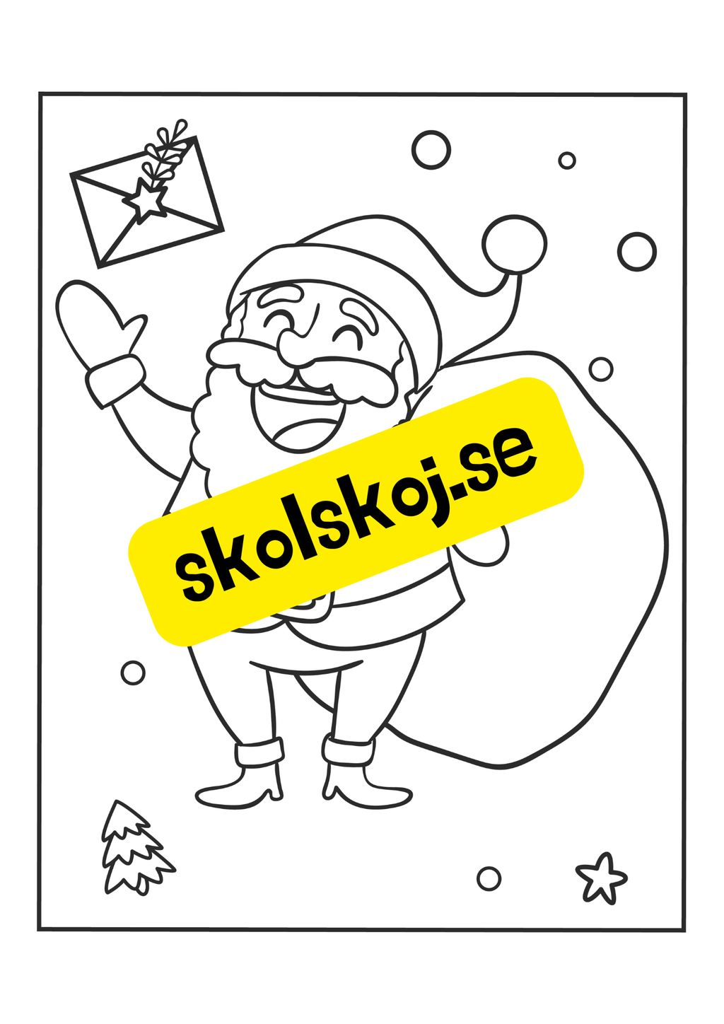 Målarbilder jul