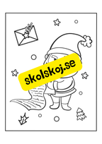 Målarbilder jul
