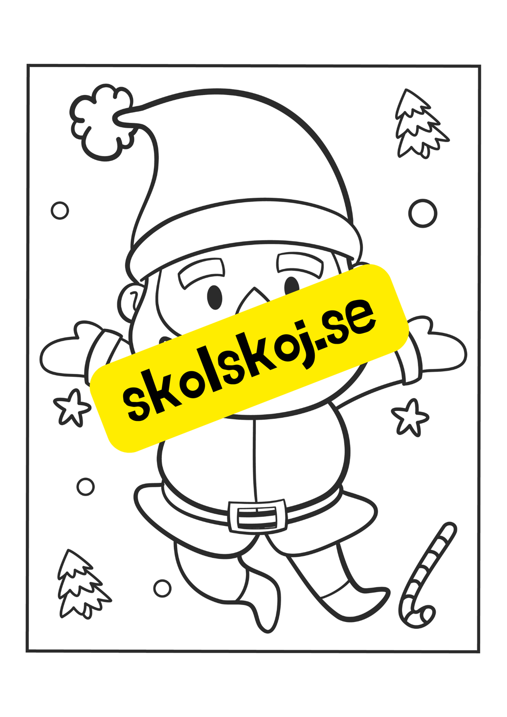 Målarbilder jul