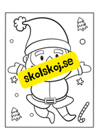 Målarbilder jul