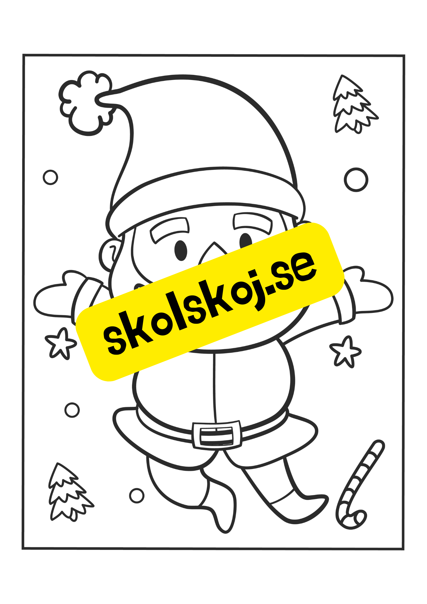 Målarbilder jul