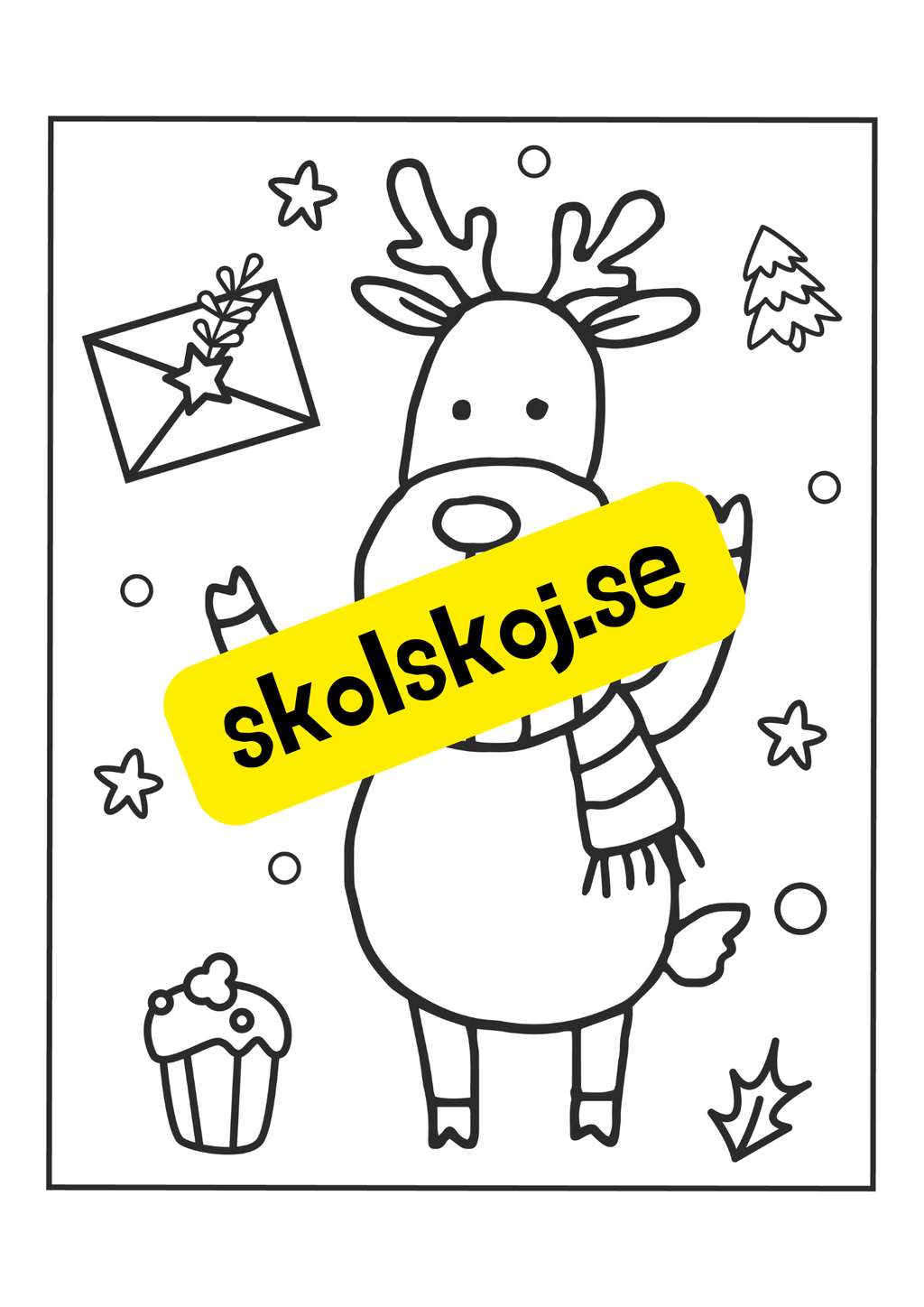 Målarbilder jul