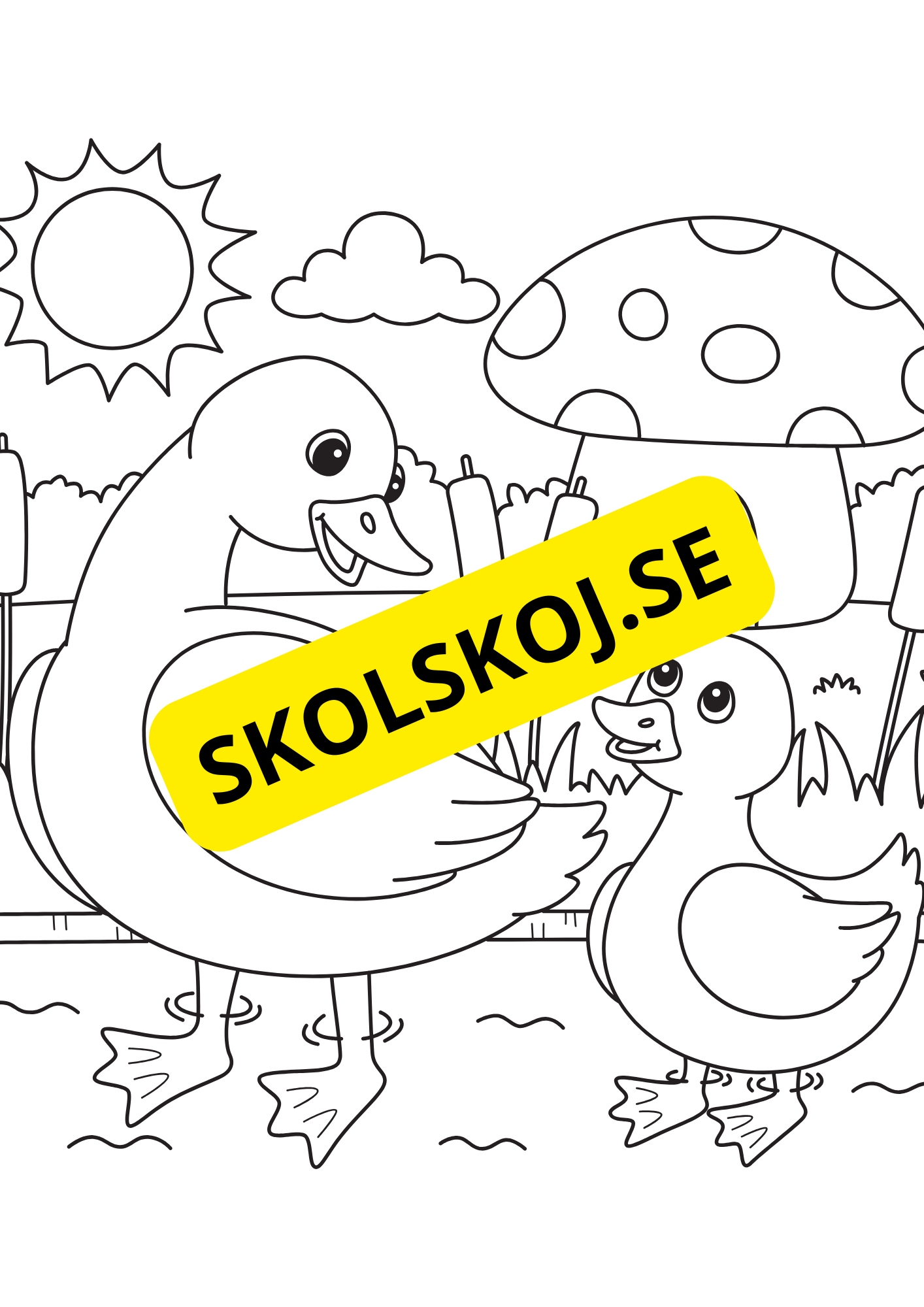 Målarbilder med vårtema