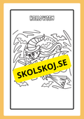 Målarbok - Halloween (20 sidor)