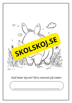 Målarbok - Savannens djur