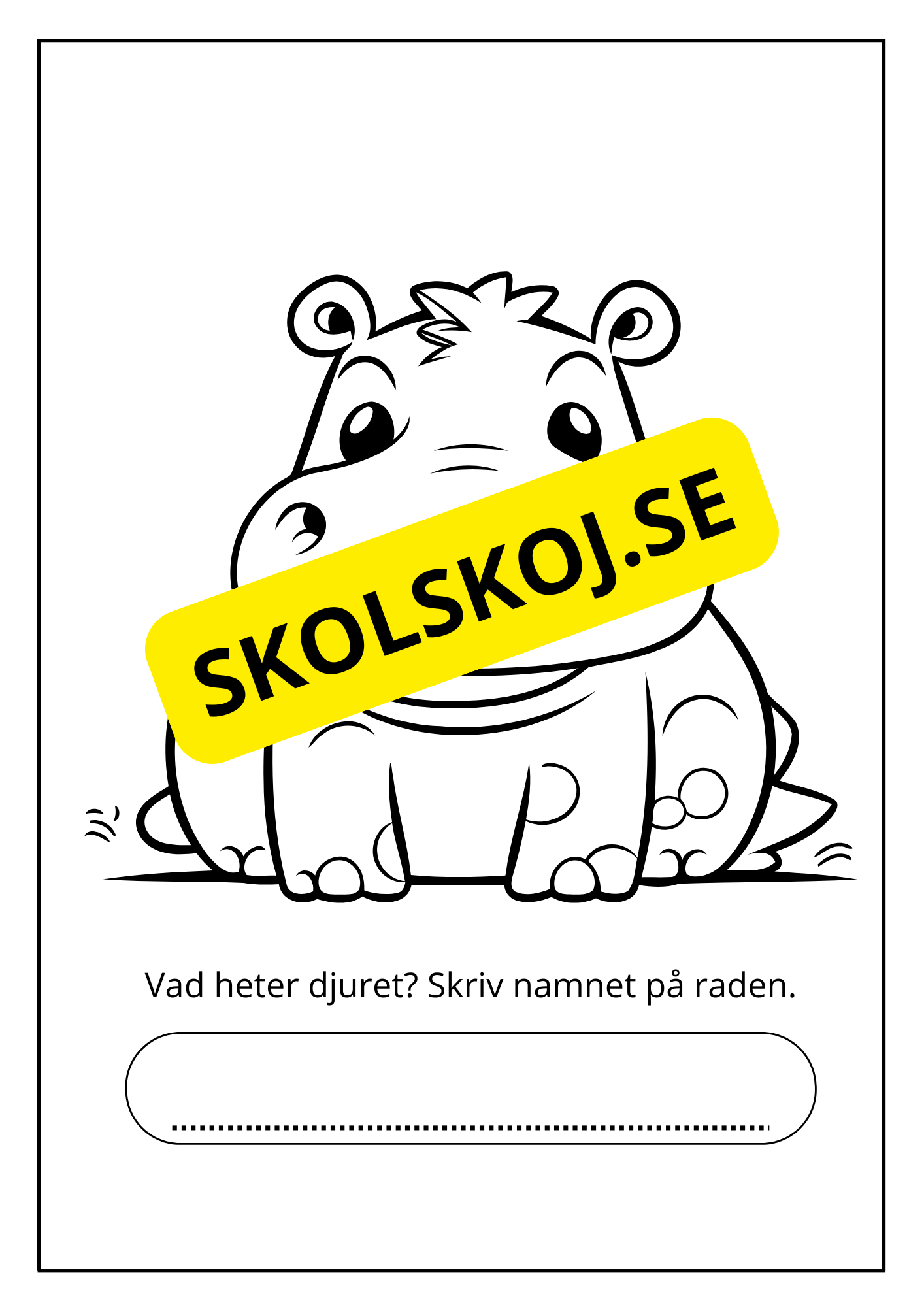 Målarbok - Savannens djur