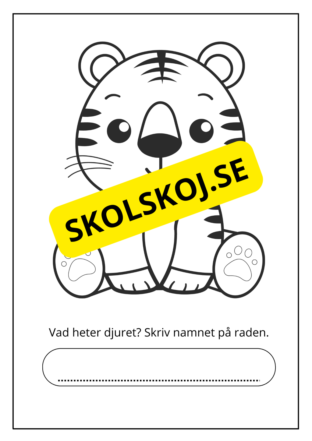 Målarbok - Savannens djur