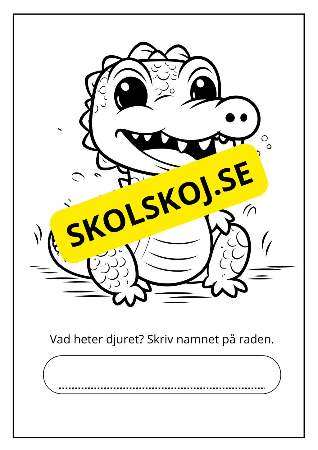 Målarbok - Savannens djur