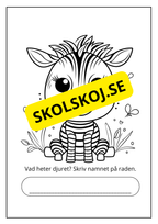 Målarbok - Savannens djur