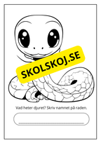 Målarbok - Savannens djur