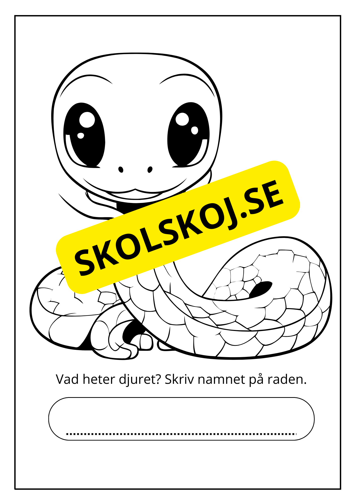 Målarbok - Savannens djur