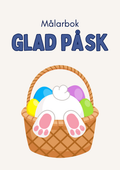 Målarbok Glad Påsk
