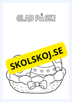 Målarbok Glad Påsk