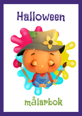 Målarbok halloween (11 sidor)