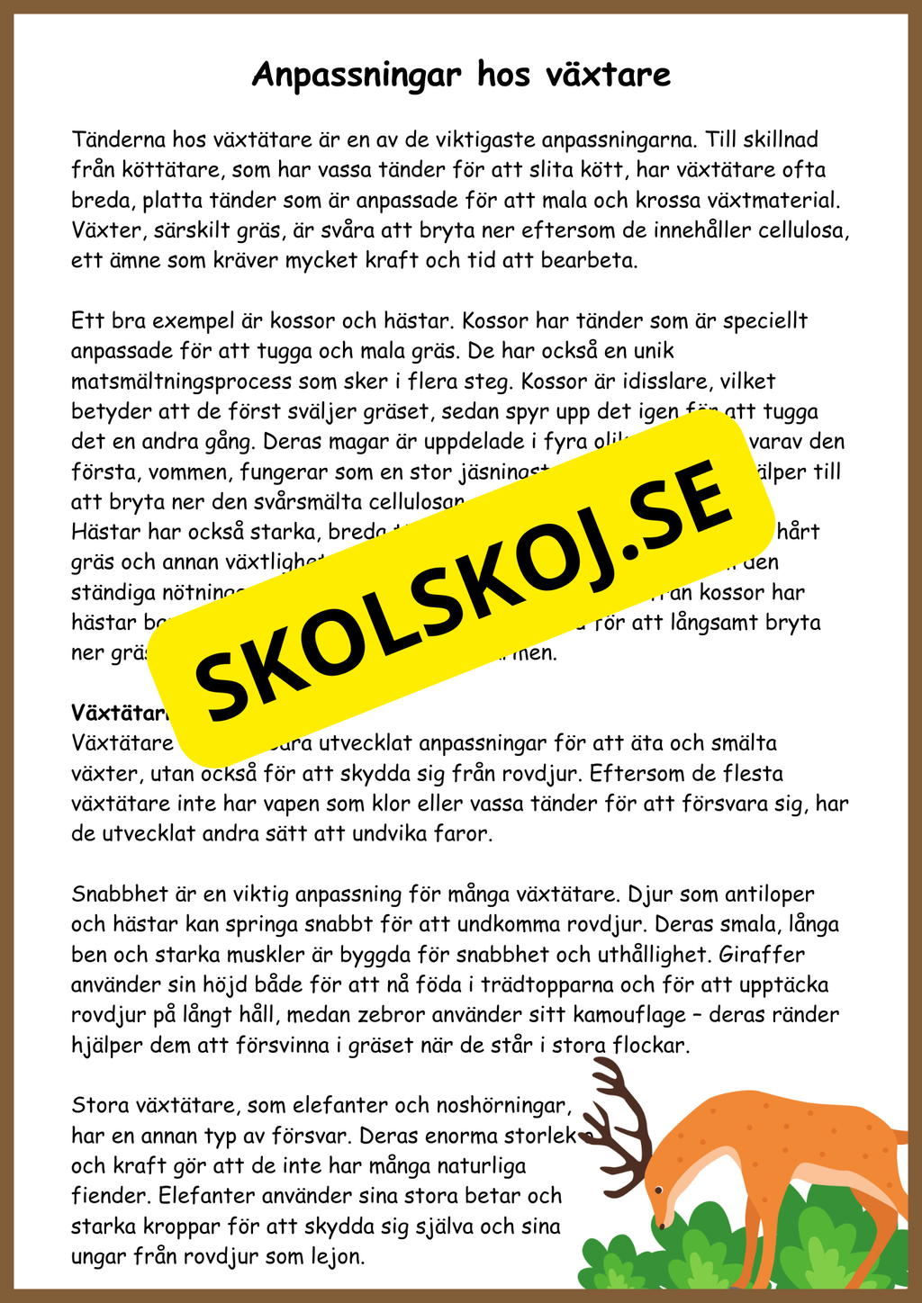 Människans evolution - Årskurs 5 - 6