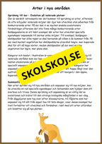 Människans evolution - Årskurs 5 - 6