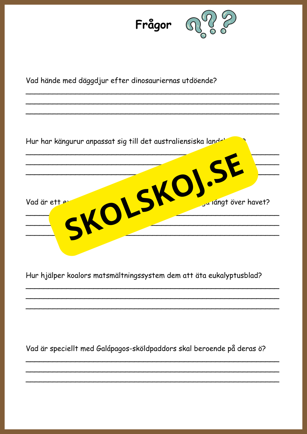 Människans evolution - Årskurs 5 - 6