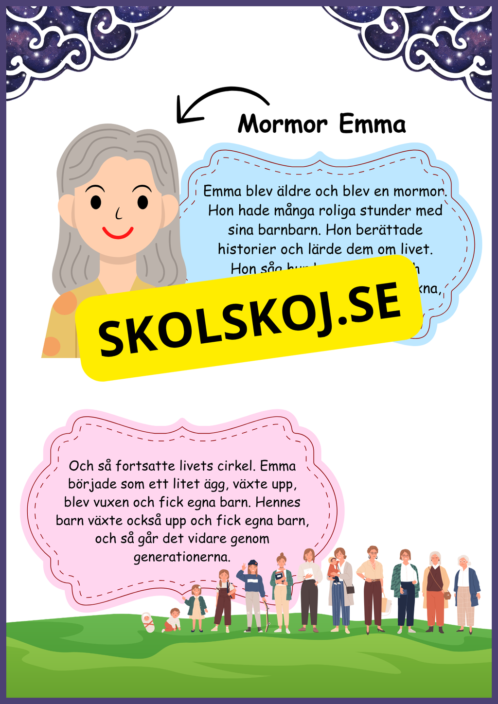 Människans livscykel - En magisk berättelse