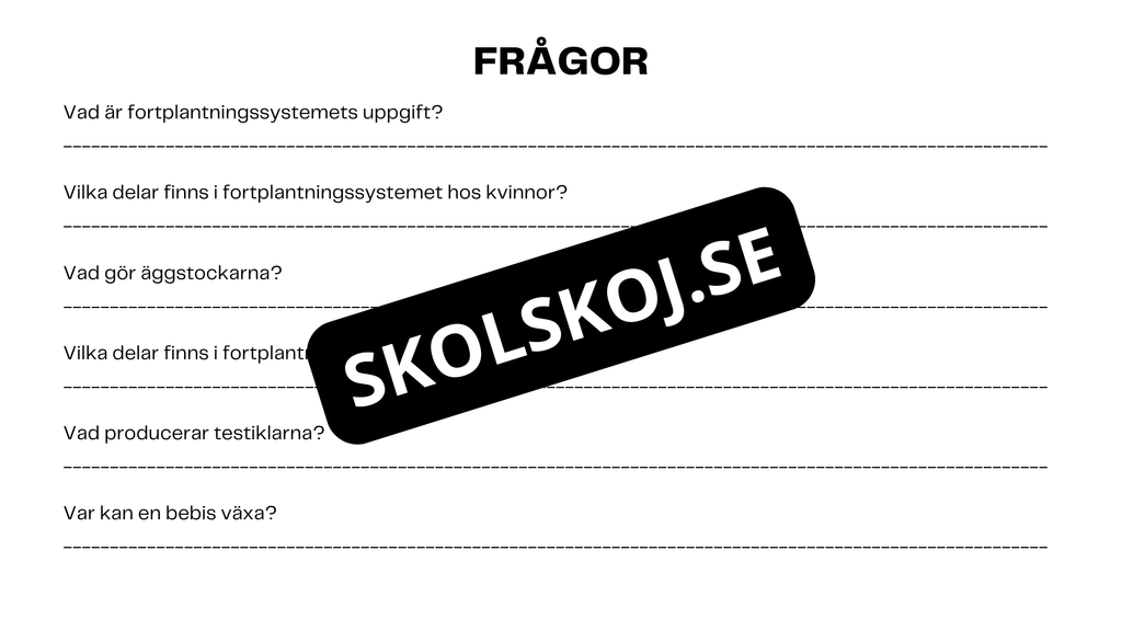 Människokroppen - Årskurs 7 - 9