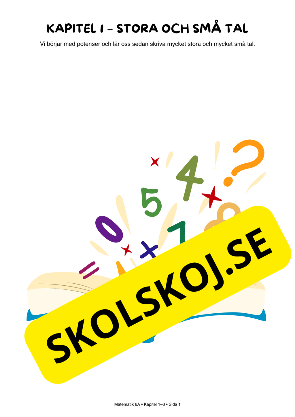 Matematik Årskurs 6 – Tydliga förklaringar och träning - Stort paket