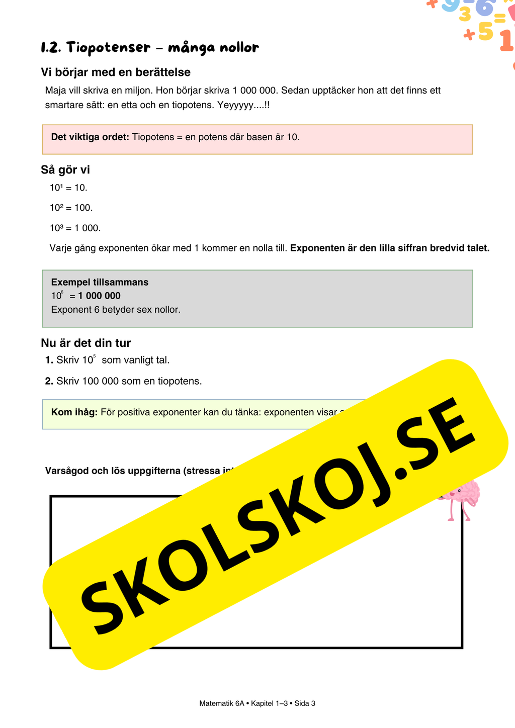 Matematik Årskurs 6 – Tydliga förklaringar och träning - Stort paket