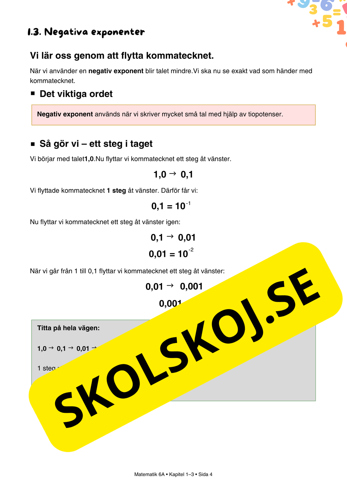Matematik Årskurs 6 – Tydliga förklaringar och träning - Stort paket