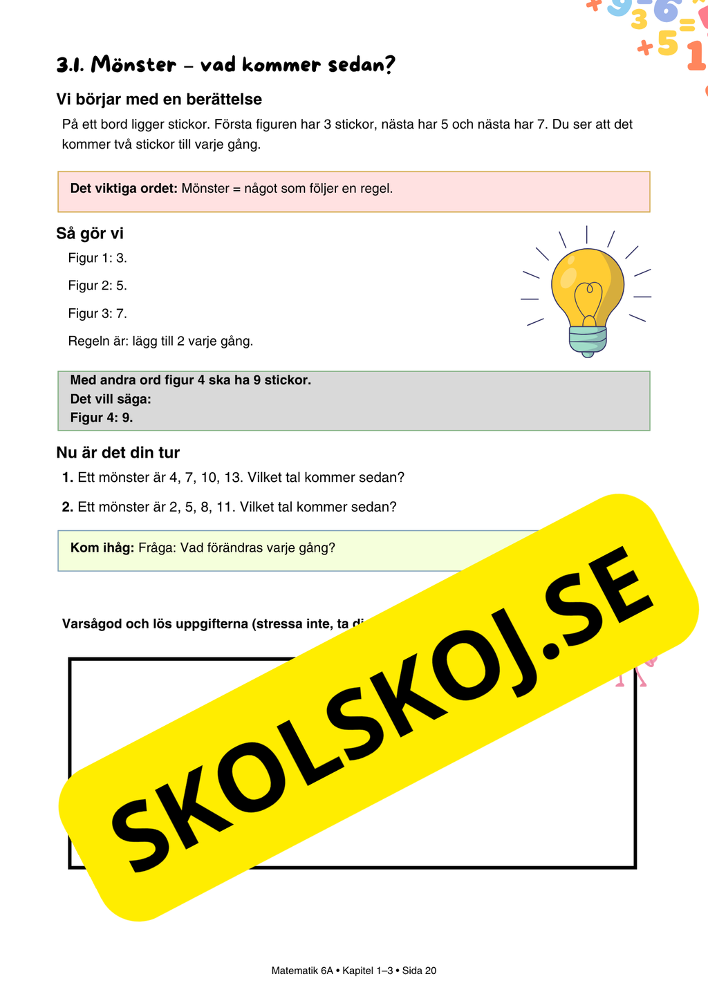 Matematik Årskurs 6 – Tydliga förklaringar och träning - Stort paket