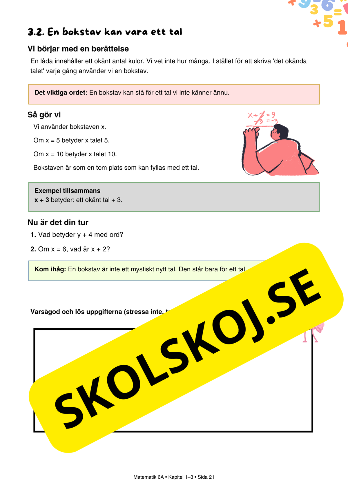 Matematik Årskurs 6 – Tydliga förklaringar och träning - Stort paket
