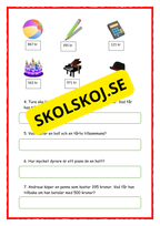 Matematik – Problemlösning för årskurs 3