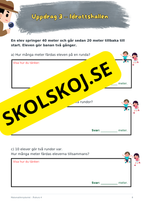 Matematikmysteriet – Problemlösning för årskurs 4