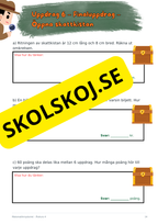 Matematikmysteriet – Problemlösning för årskurs 4